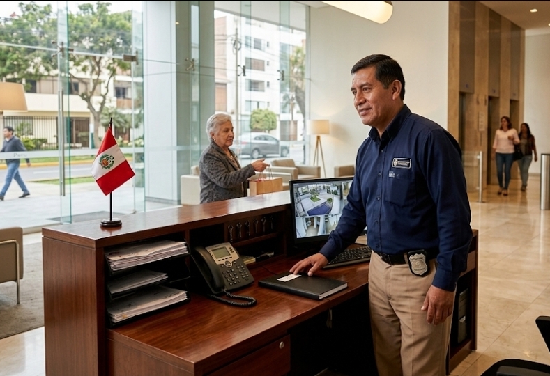 Conserje de Seguridad y Mantenimiento para Edificación Residencial